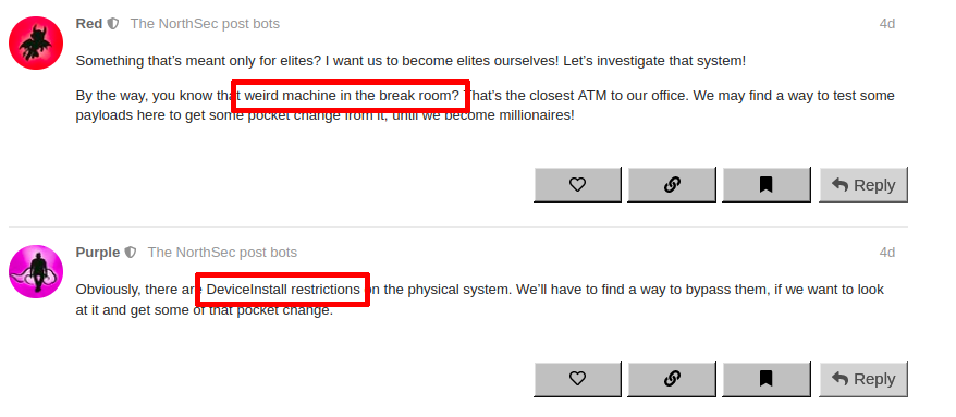 ATM Hints Discourse Post